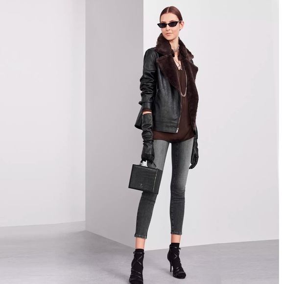 Simply Vera Vera Wang Gray Mid Rise Skinny Jeans - Picture 1 of 6